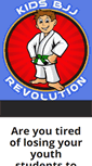 Mobile Screenshot of kidsbjjrevolution.com